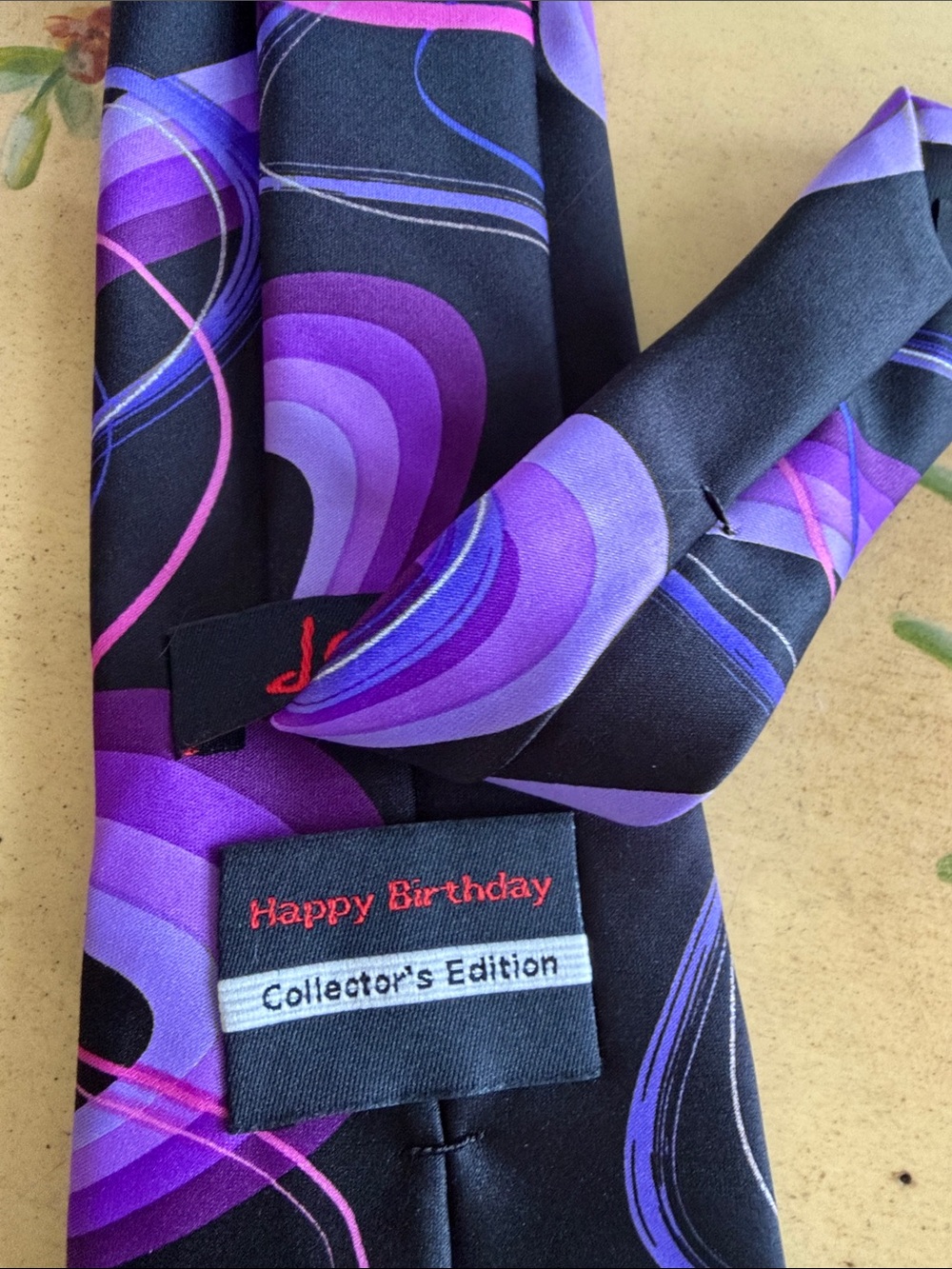 J Garcia tie - Happy Birthday NWT - Picture 3 of 4
